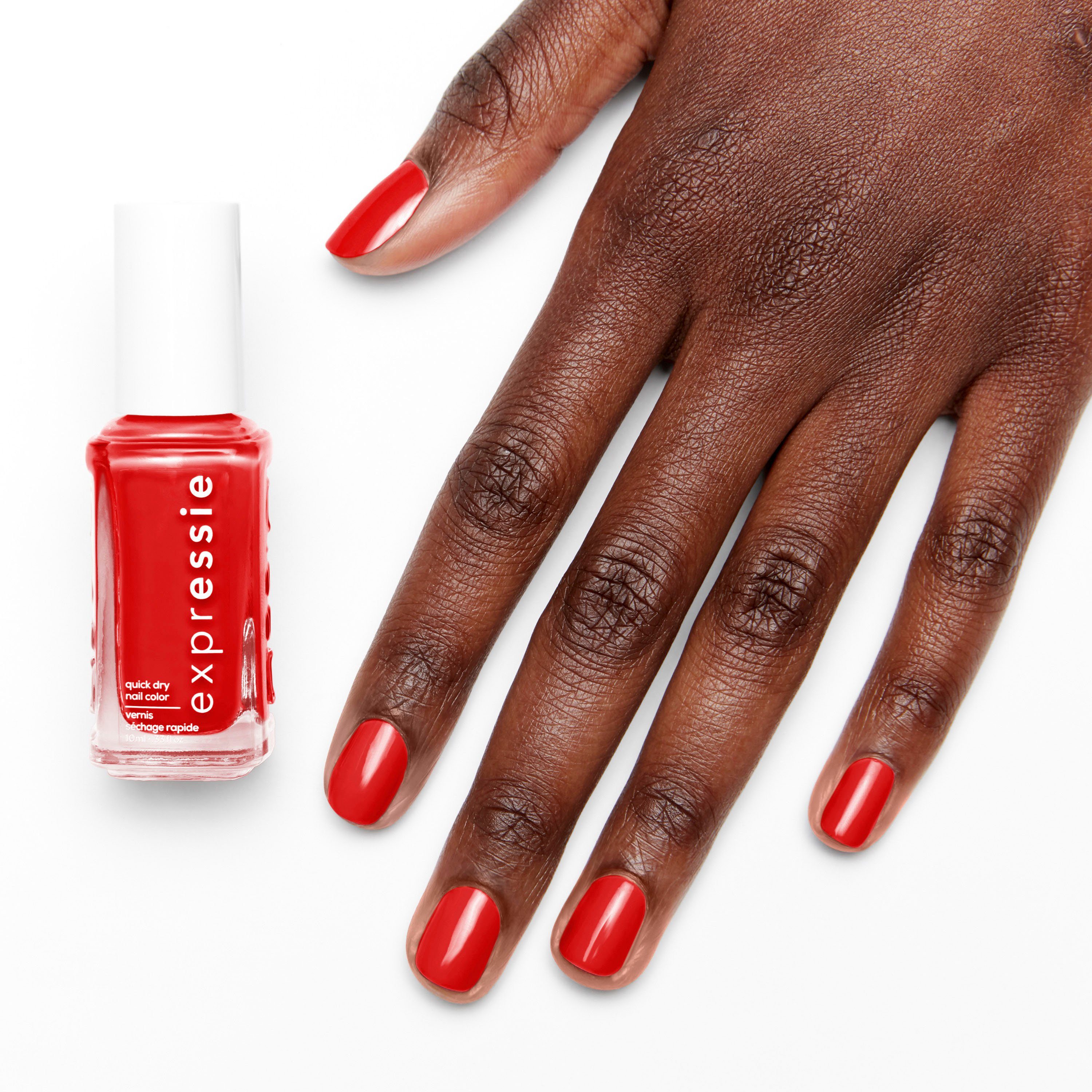 essie Formel rot Expressie, schnelltrocknende, vegane Nagellack 475