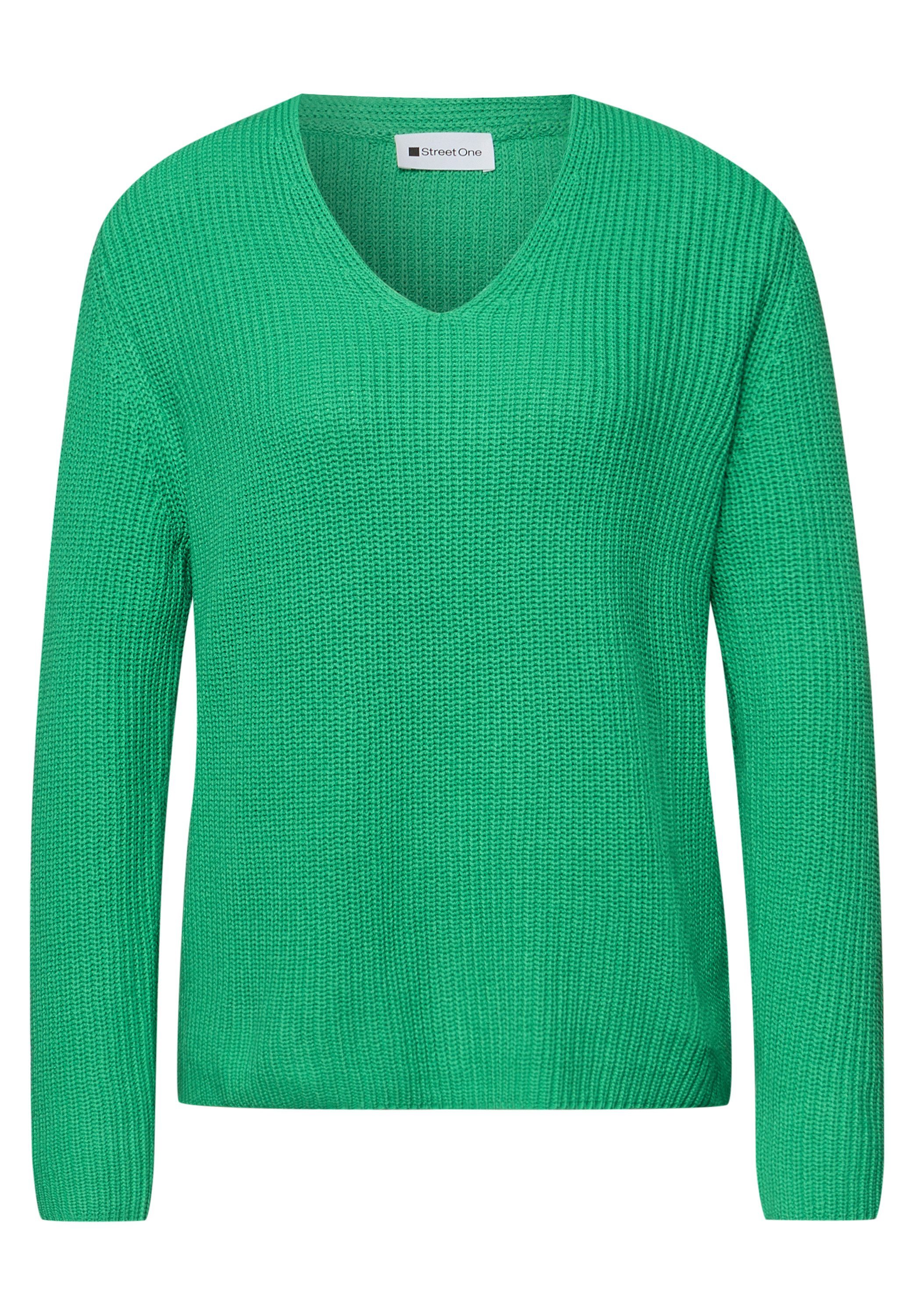 V-Ausschnitt-Pullover