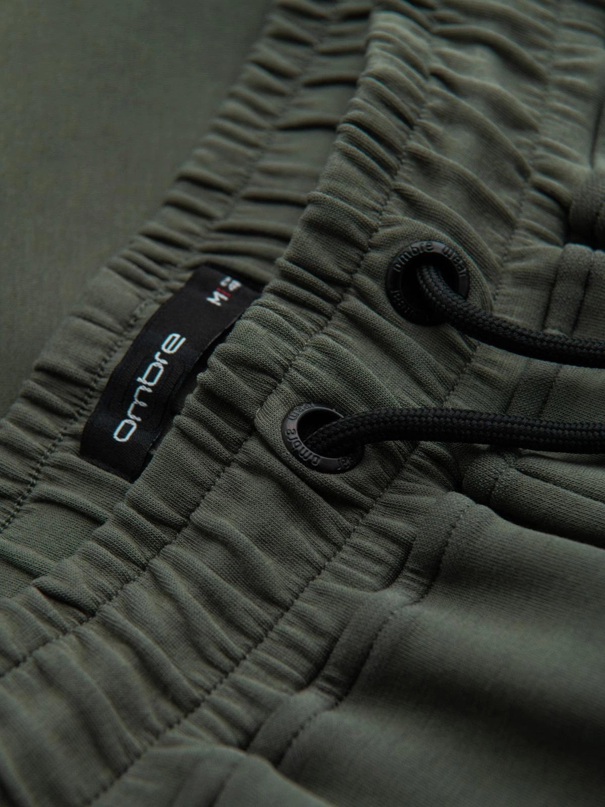 OMBRE Sweathose Herren-Jogginghose mit geradem Bein und Gummidetails