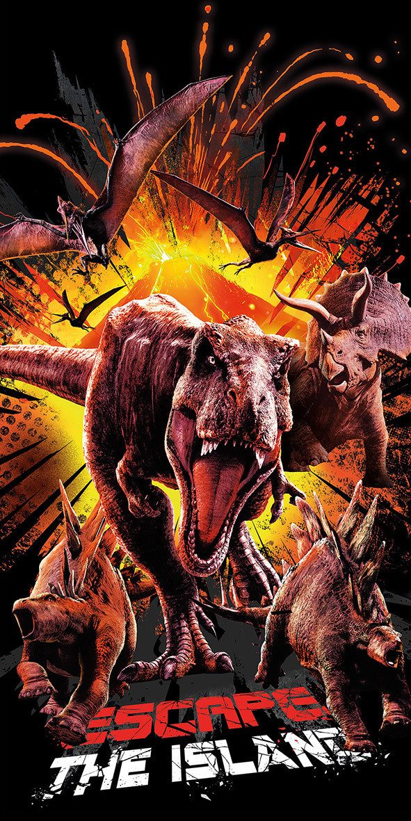Jurassic Park Strandtuch Jurassic Park Badetuch Strandtuch 70 x 140 cm