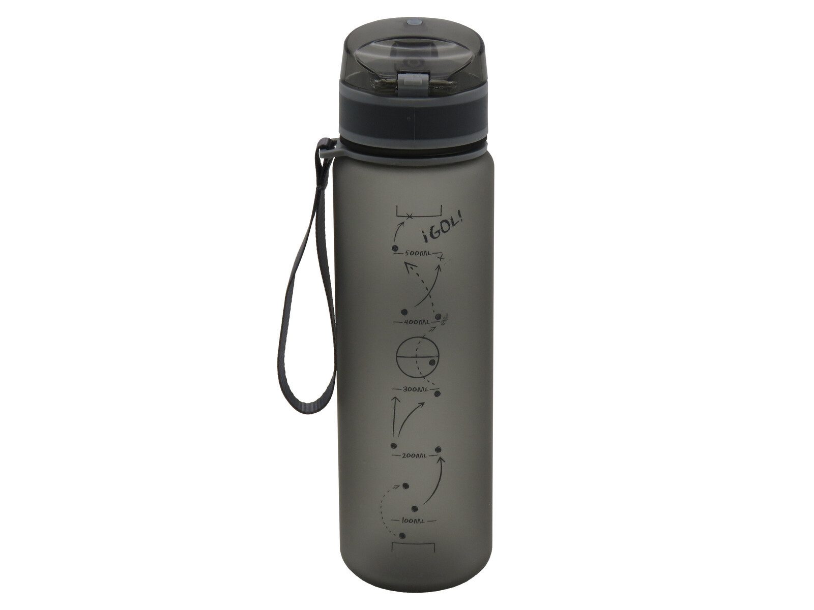 Real Madrid Trinkflasche Sportflasche 650 ml mit Trinkverschluss und Trageschlaufe