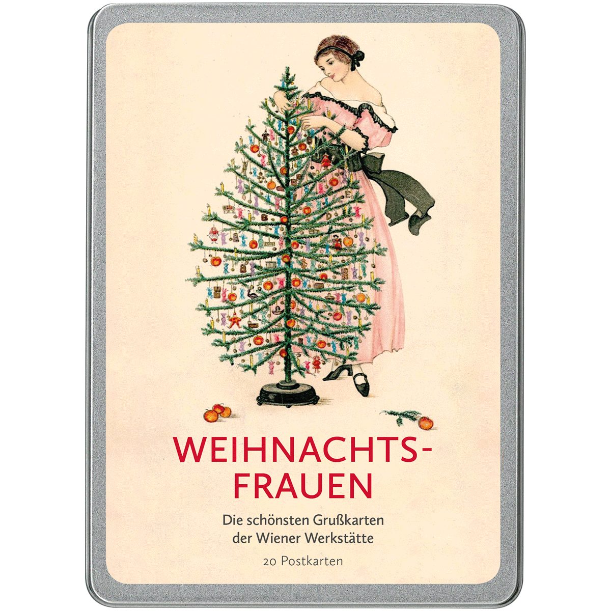 Grußkarten Weihnachtsfrauen: Die schönsten Grußkarten der Wiener Werkstätte