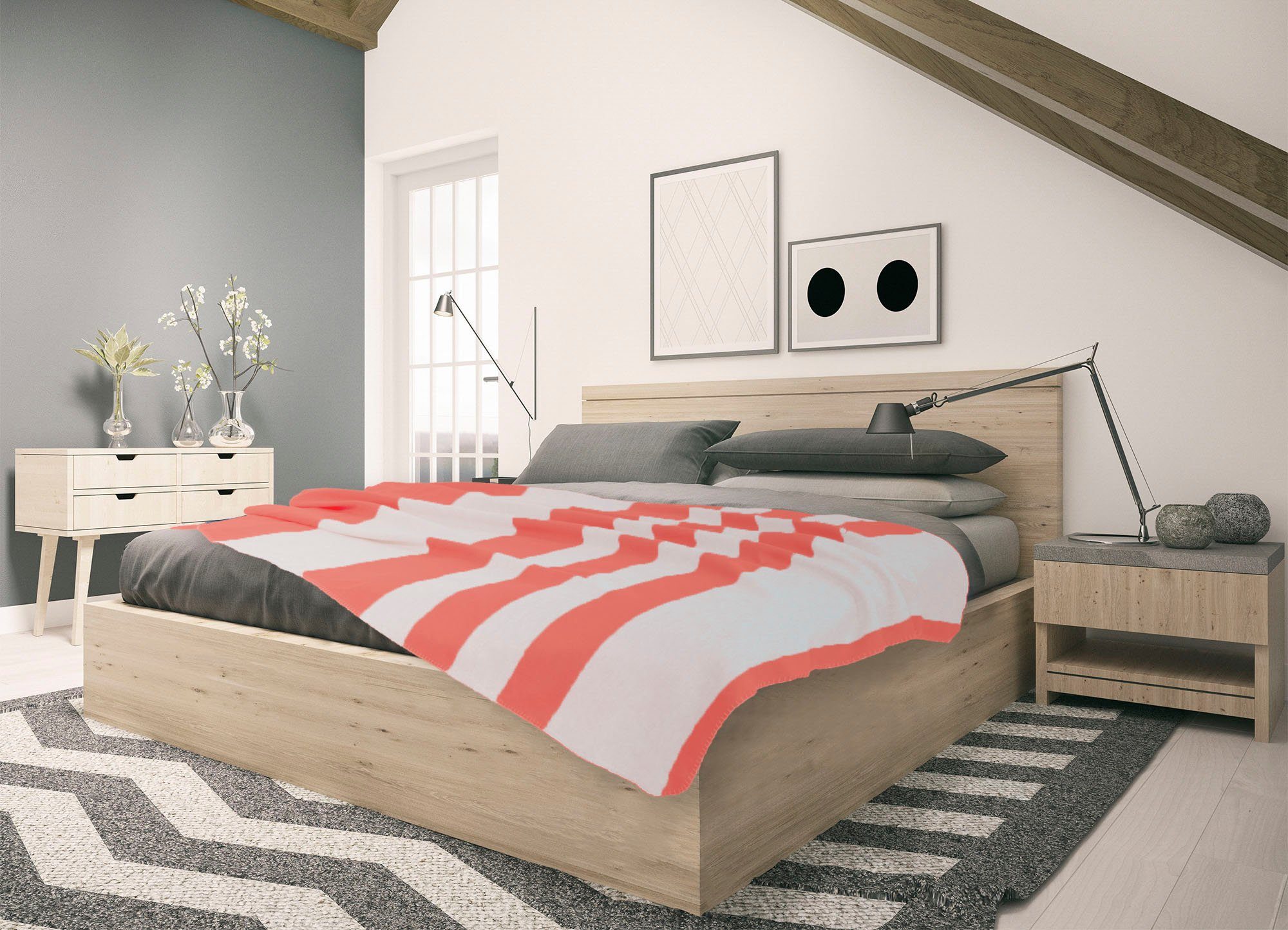 Wohndecke Kuscheldecke, SETEX, mit Streifen, Kuscheldecke günstig online kaufen