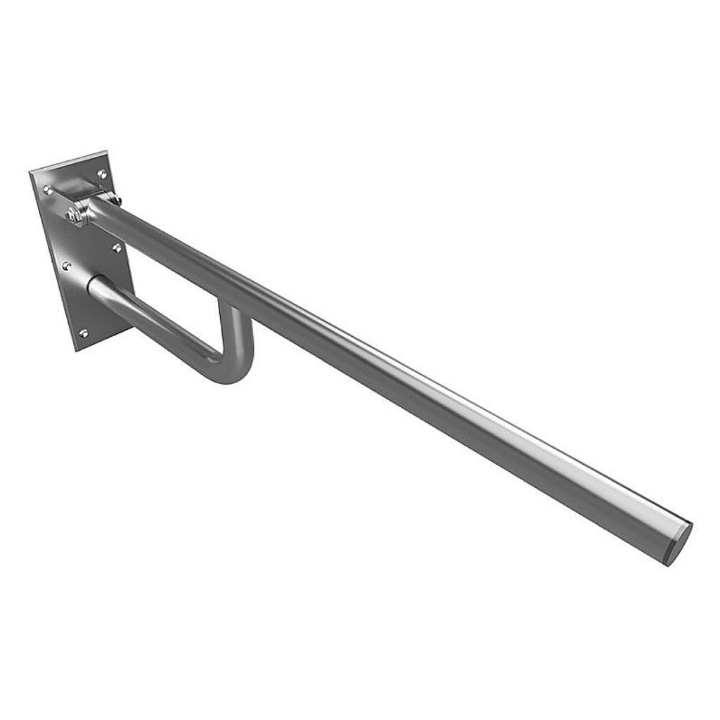 BRILLANTBAD® Stützklappgriff BELP Stützklappgriff Edelstahl gebürstet für Bad & WC >> Bohren