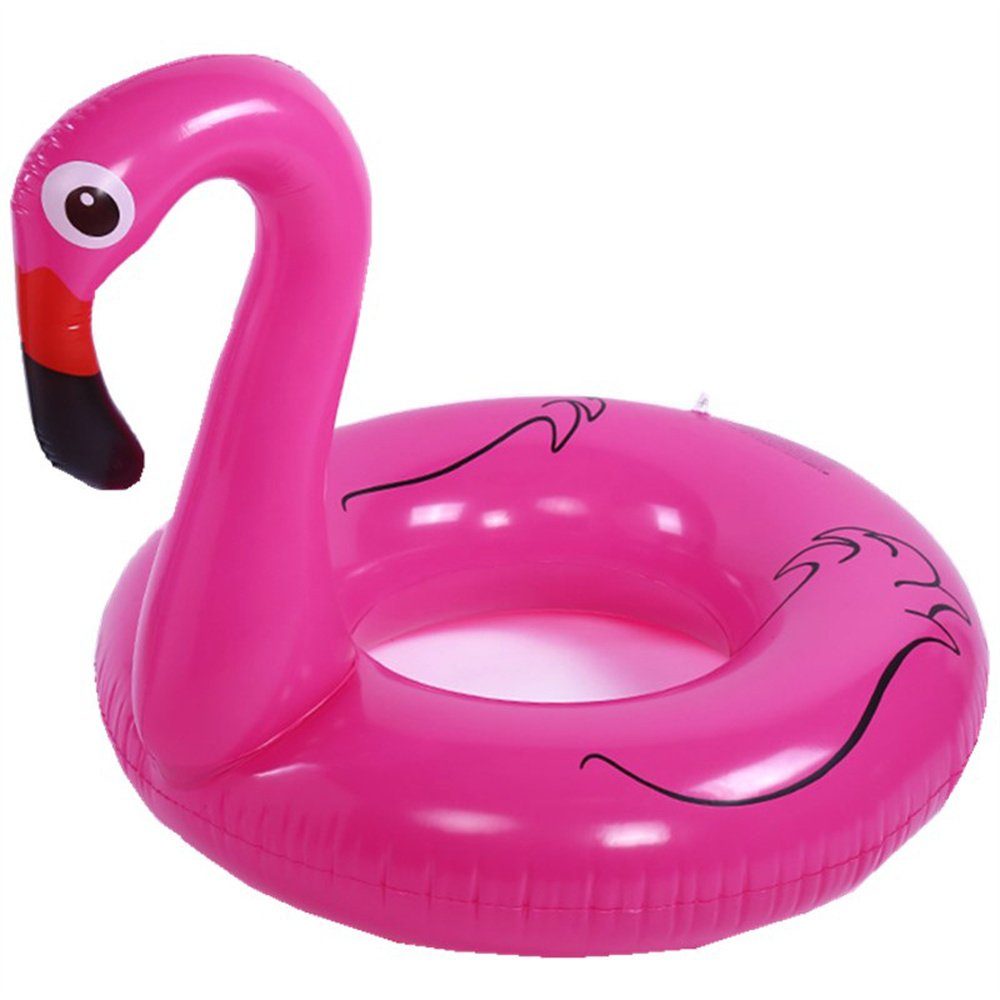 wimm Schwimmtier 60CM aufblasbare Flamingo Schwimmring, Kinder Cartoon Tier  Sitz