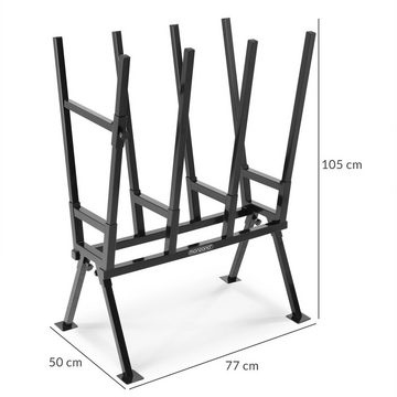 Gardebruk Sägebock, 77x50x105cm 400 kg Belastbarkeit mit Feststellbügel Höhenverstellbar