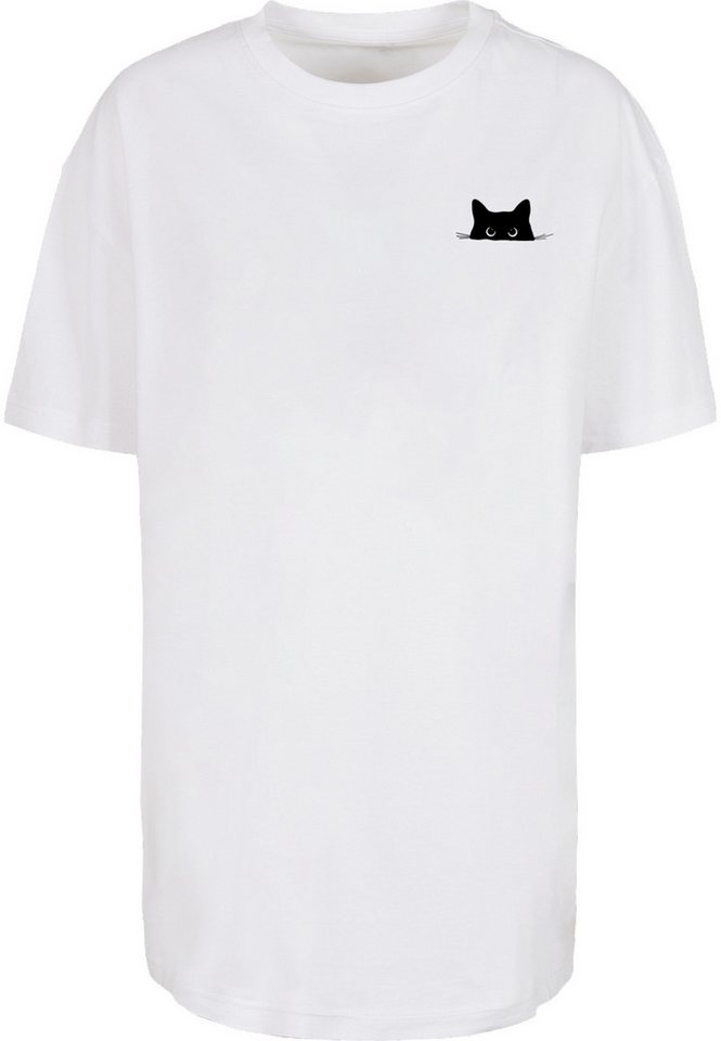 Merchcode T-Shirt Merchcode Ladies Halloween - Cat Tee (1-tlg)