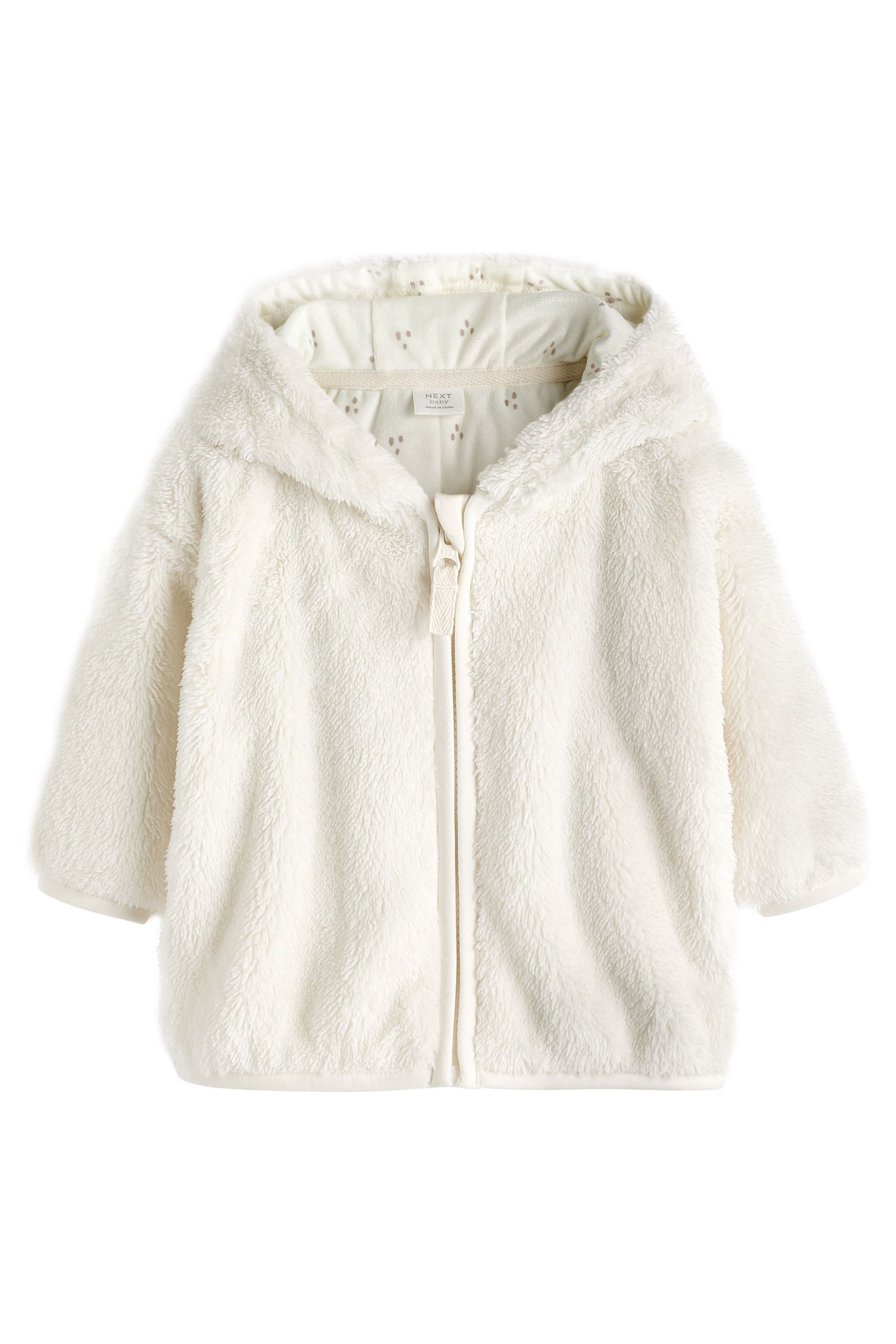 Next Fleecejacke Kuschelige Baby Jacke aus Fleece (1-St)