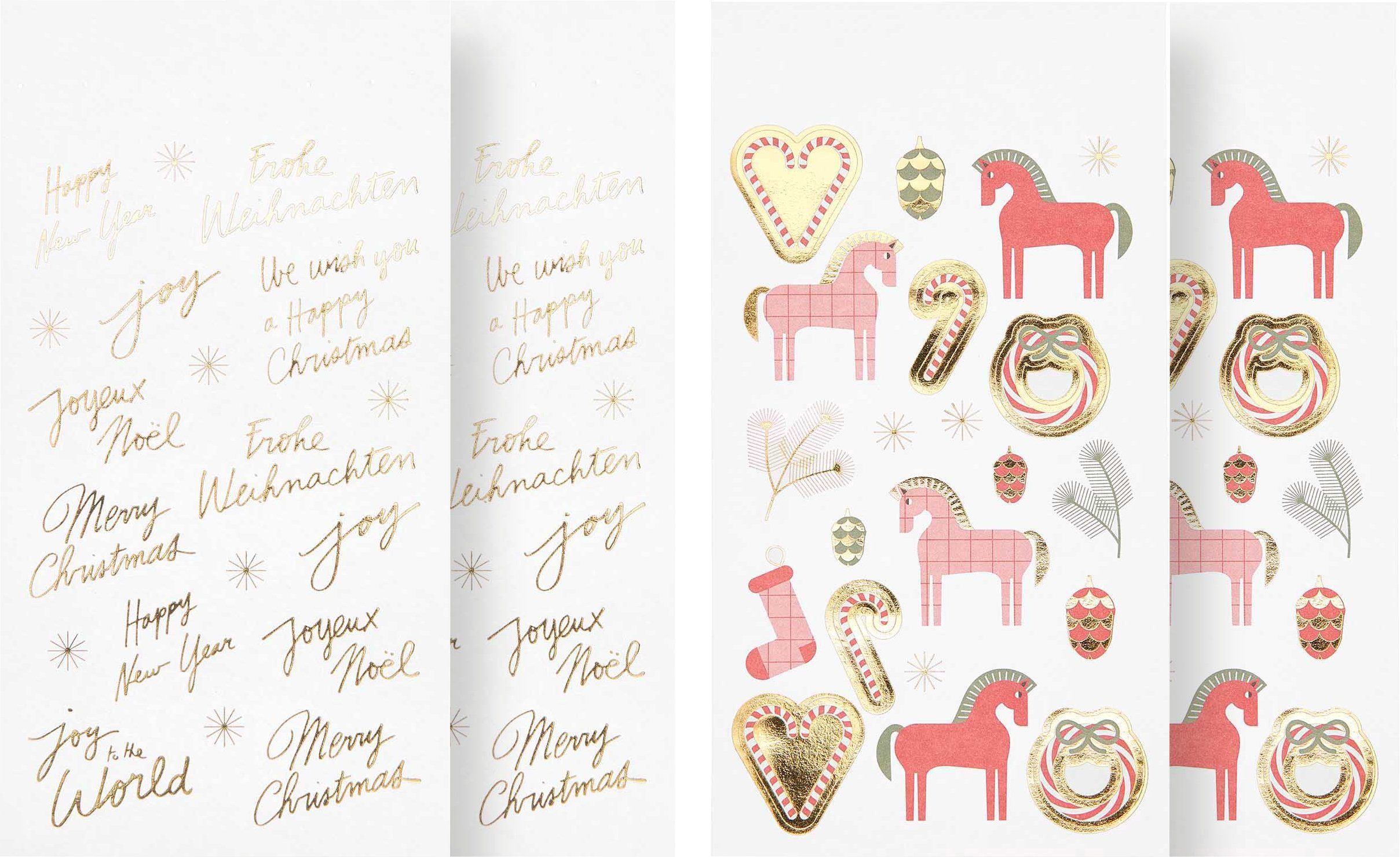 Rico Design Наклейки Christmas Rocks!, 4 Bogen