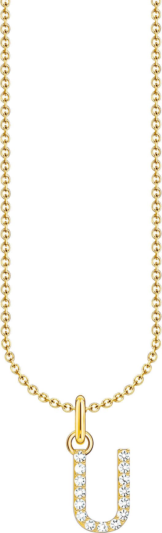 THOMAS SABO Kette mit Anhänger Buchstab...