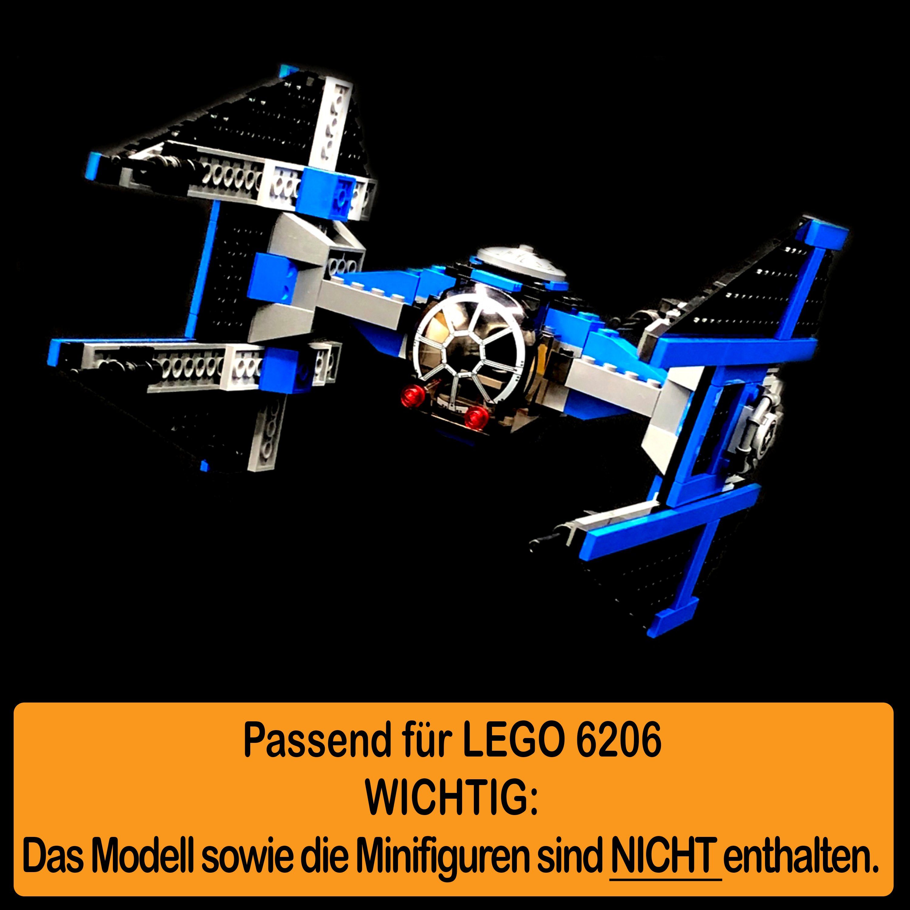 AREA17 Standfuß Acryl zusammenbauen), selbst Winkel Made Germany zum TIE Interceptor 6206 (verschiedene Display 100% für in LEGO Positionen einstellbar, und Stand