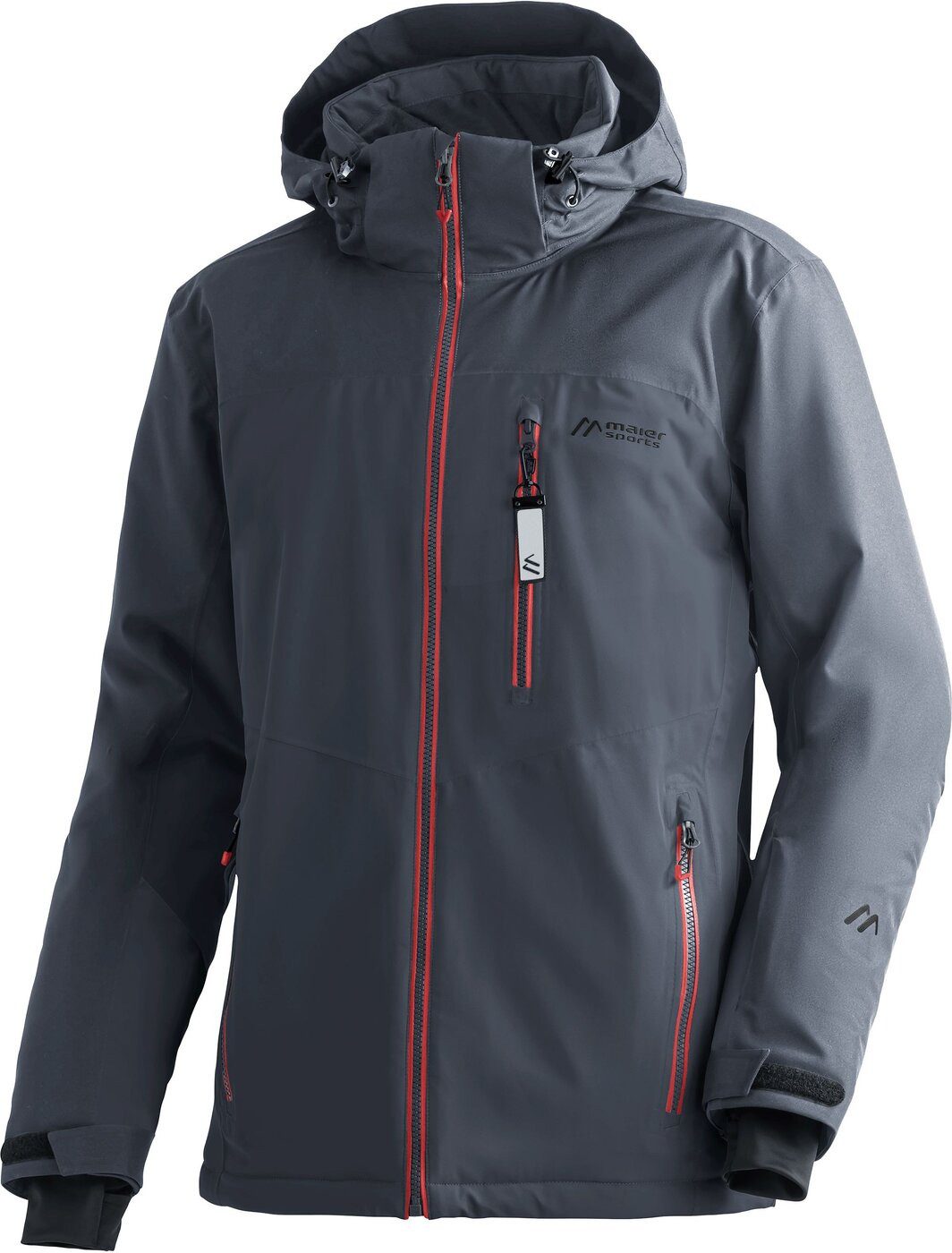 Maier Sports Skijacke Oravice GRAPHITE/PAPRIKA FLAME