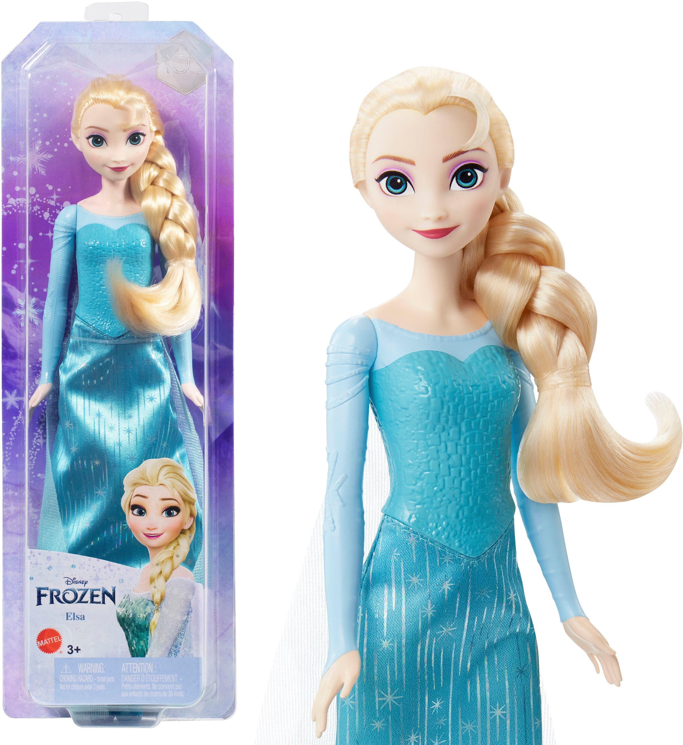 Mattel® Anziehpuppe Disney Die Eiskönigin, Elsa (Outfit Film 1), inklusive Accessoires