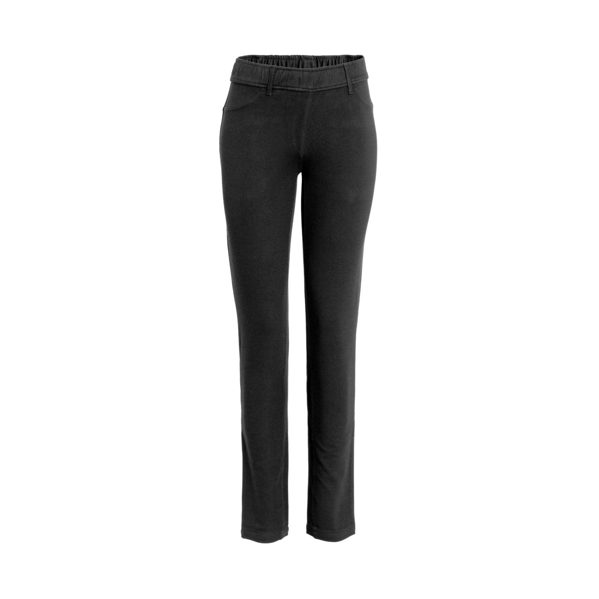 CRAFTS DENISE LIVING Jersey-Stoff in Treggings Jeans-Optik Black elastischer Bequemer,