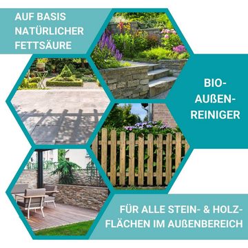 HOTREGA® Bio Außenreiniger Steinreiniger Terrassenreiniger Pflasterreiniger 1L Universalreiniger