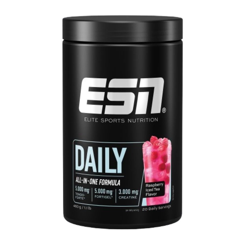 ESN ESN Daily 480g mit Kollagenhydrolysa L-Glutamin, Creatin Monohydrat Pulver, All-in-One-Drink für die Performance