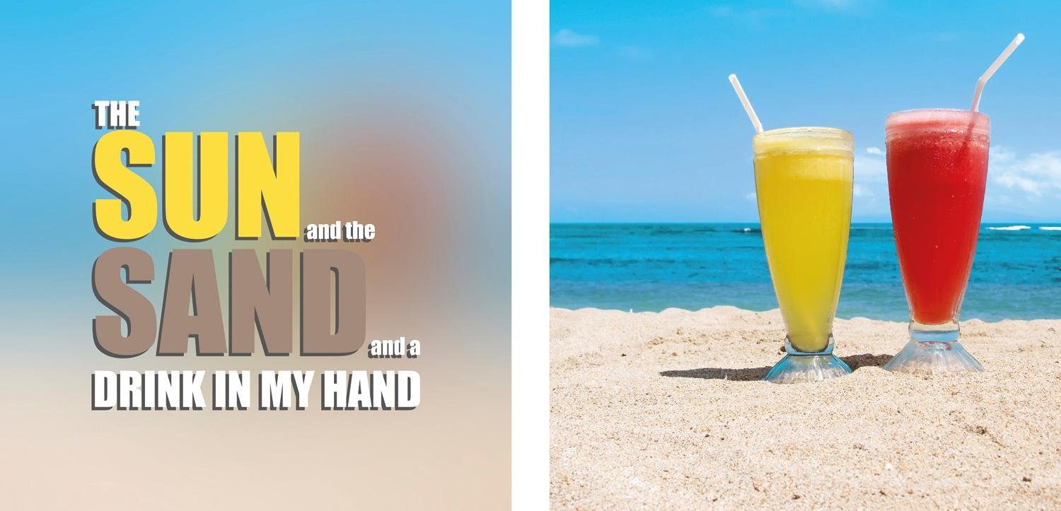 2er-Set Hand, queence Leinwandbild in my Drink (Set),