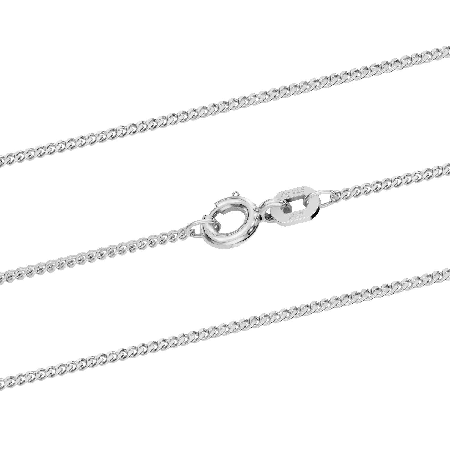 HOPLO Panzerkette Silberkette Panzerkette Länge 38cm - Breite 1,2mm - 925 S günstig online kaufen