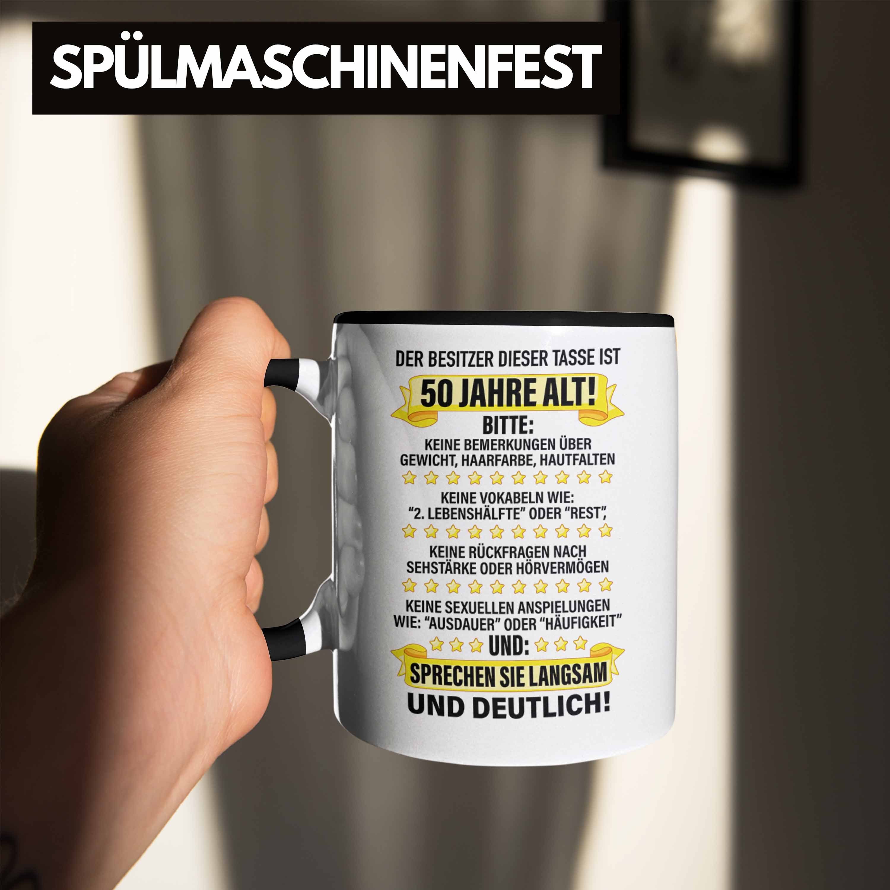 Trendation Tasse Trendation - 50. Geburtstag Männer Tasse Geschenk Geschenkidee 50er Geburtstag Spruch Perfektion Vater Papa Lustiger Spruch Witzig – Bild 4 von 5