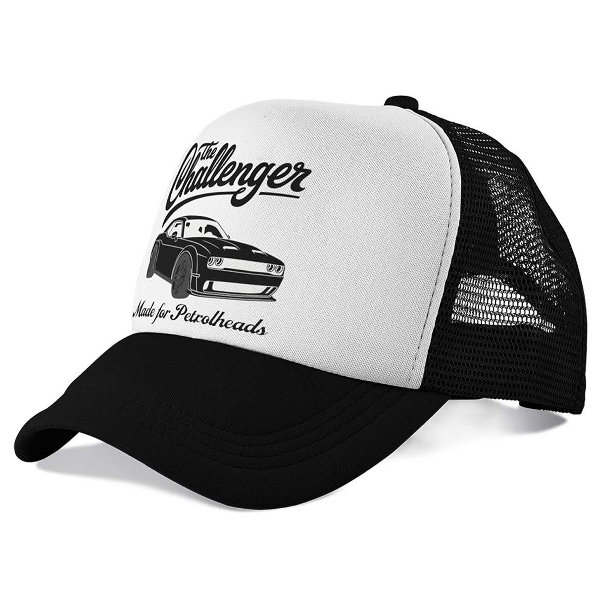 Rebel On Challenger Trucker Visor Baseball Wheels Curved Musclecar Cap Cap