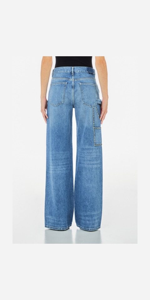 Liu Jo Weite Jeans - Jeans - Damenjeans - Weite Jeans mit Nieten - PANTS