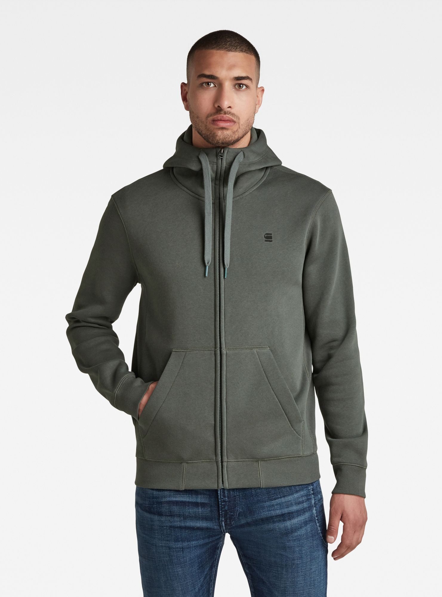 G-STAR Longpullover Premium Core Hooded Zip Sweater günstig online kaufen