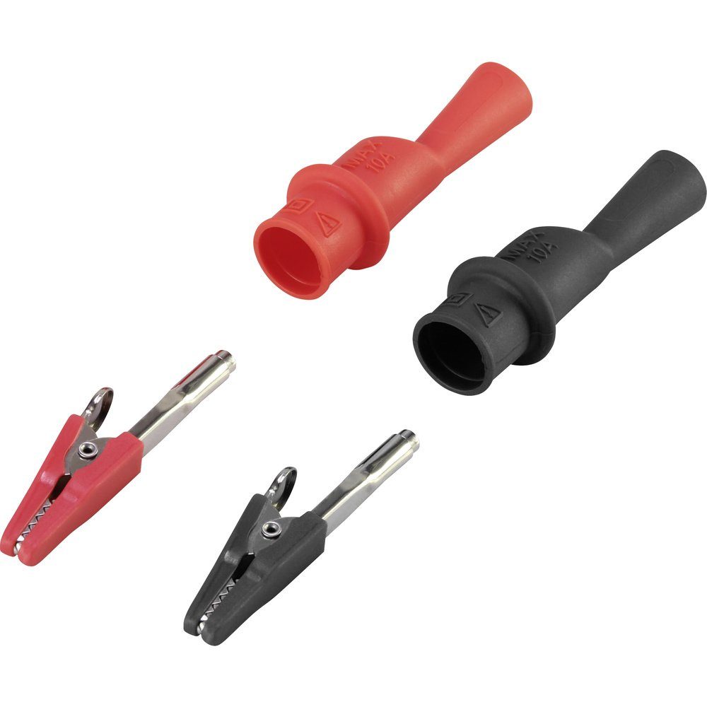 Thumbnail - VOLTCRAFT Multimeter VOLTCRAFT MSK-111 Krokodilklemme Stecker 2 mm CAT III 1000 V, CAT IV 6, (MSK-111)