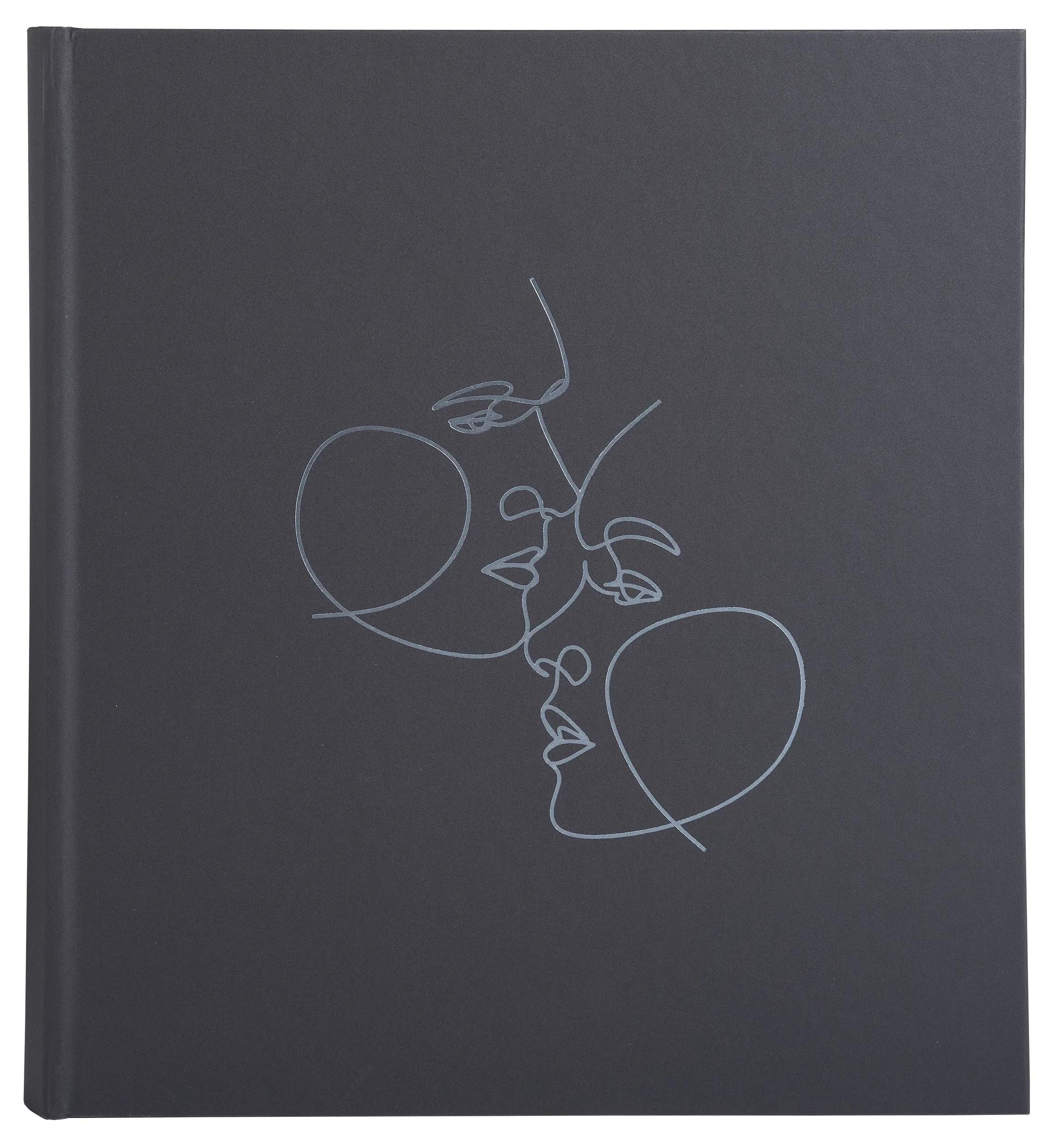 EXACOMPTA Fotoalbum Fotoalbum 60 Seiten schwarz 29x32cm, Art schwarz - Schwarz - 16078E, Fotoalben