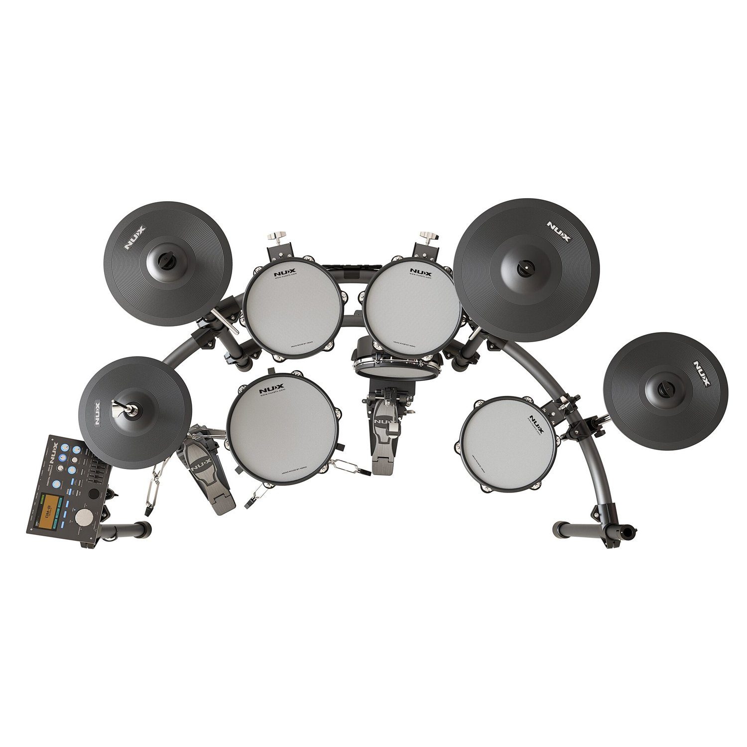 Nux E-Drum Nux DM-8 E-Drum elektronisches Schlagzeug,E-Drum, Komplettset