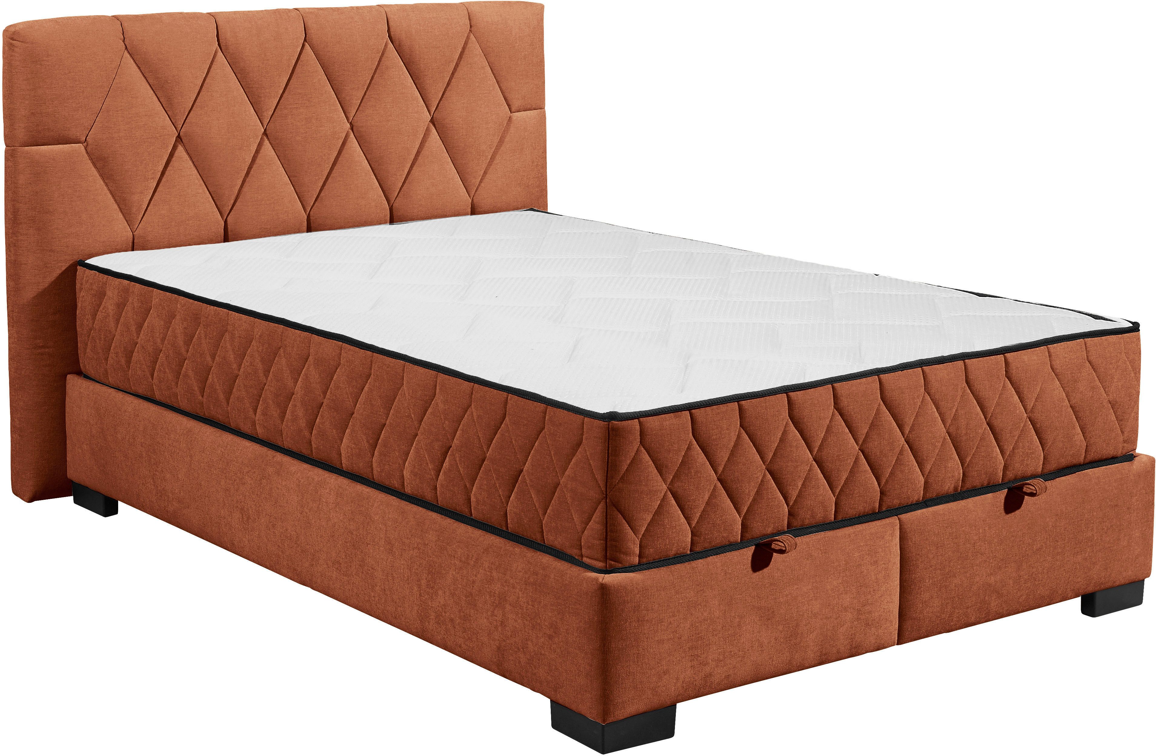 ED EXCITING DESIGN Boxbett Nagol, mit Bettkasten, mit Wendematratze, erhältlich in verschiedenen Breiten