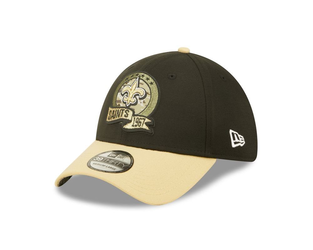 New Service 39THIRTY Stretch Game NFL Cap SAINTS to ORLEANS Era New Cap Fit 2022 Baseball NEW Sideline Salute Era