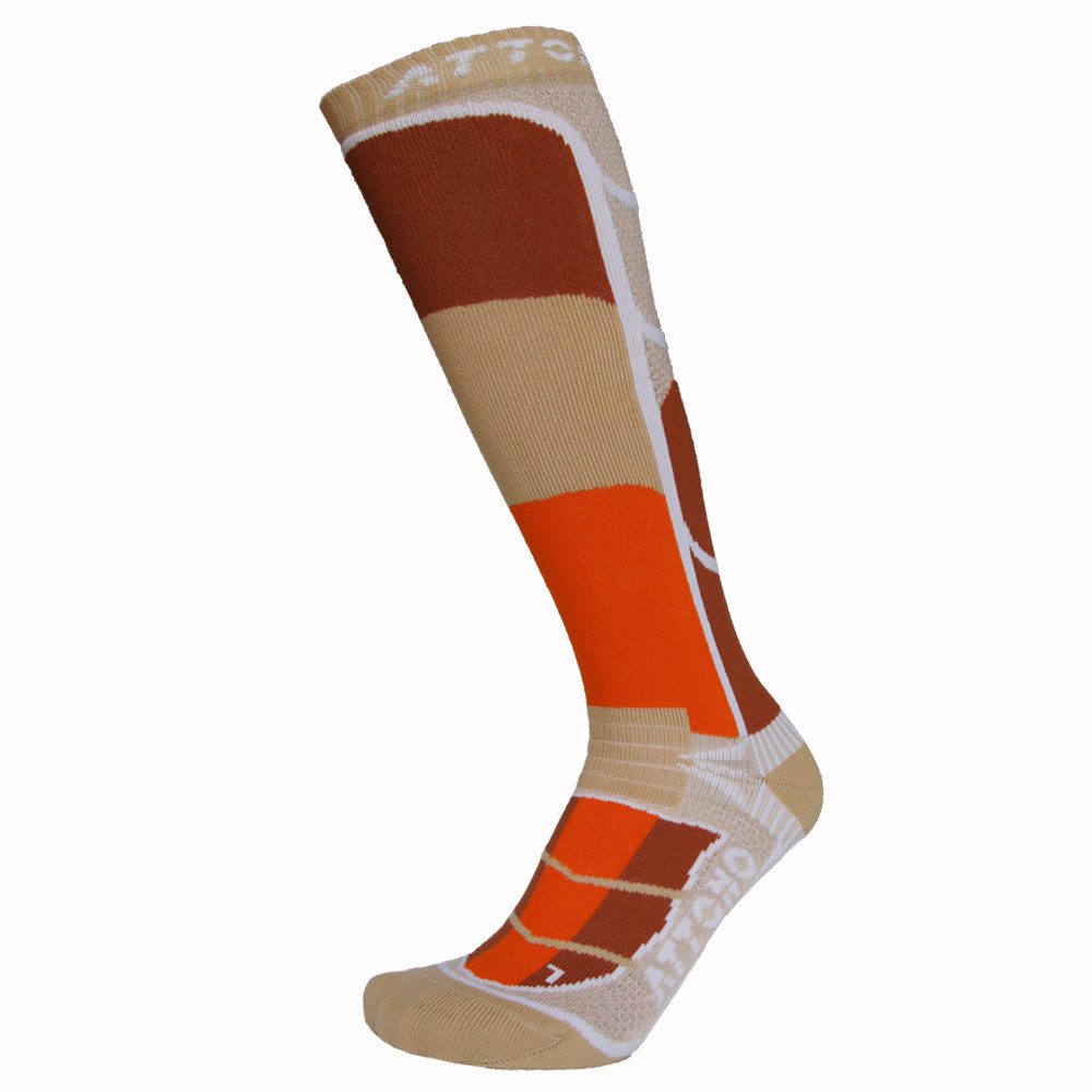 ATTONO Skisocken 2 Paar Skisocken Motorrad Freestyle Socken Strümpfe