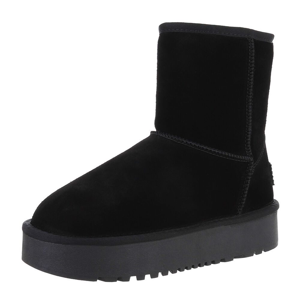 Ital-Design Damen Snowboots Freizeit Snowboots (87214421) Flach Plateaustie günstig online kaufen