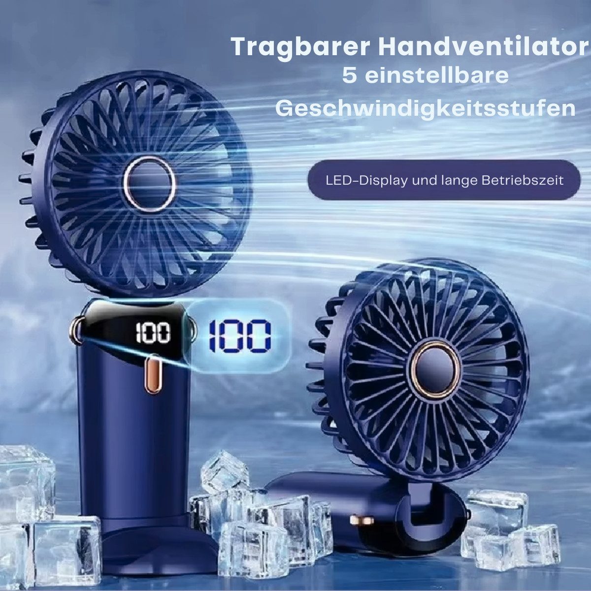 Montegoni Handventilator Mini Tragbarer USB Ventilator, Faltbarer Ventilato günstig online kaufen