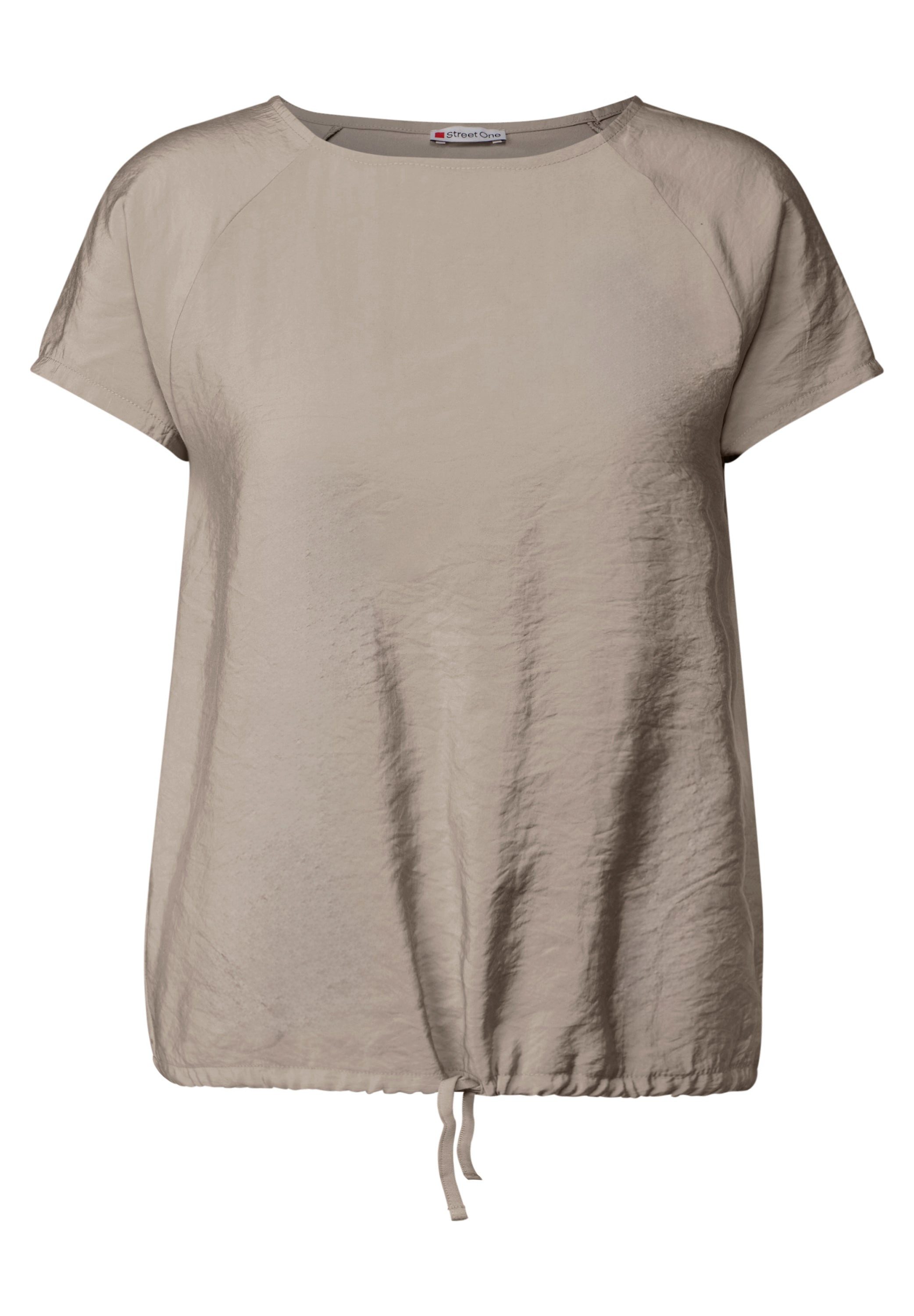 STREET ONE T-Shirt Shirt mit Tunnelzug günstig online kaufen