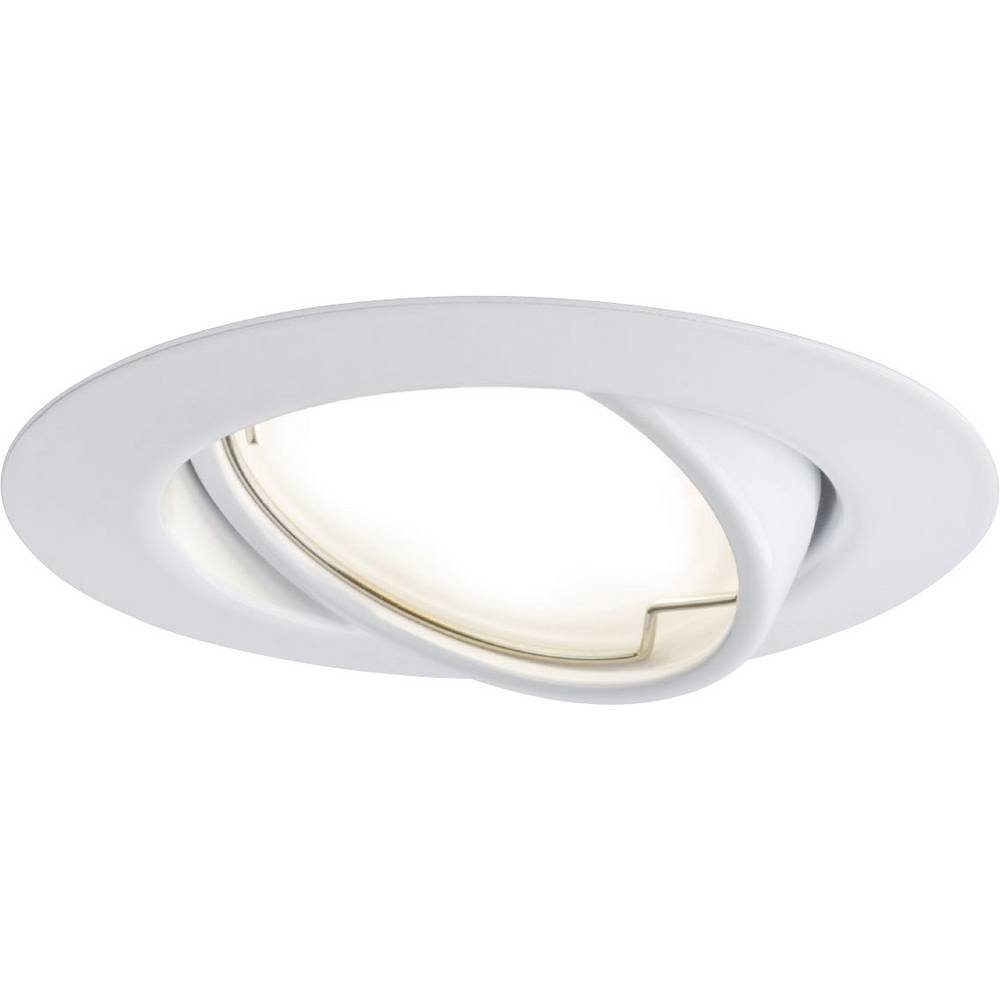 Paulmann LED Einbauleuchte LED Einbauleuchte Coin Einzelleuchte schwenkbar rund 90mm 20 93413, Schwenkbar