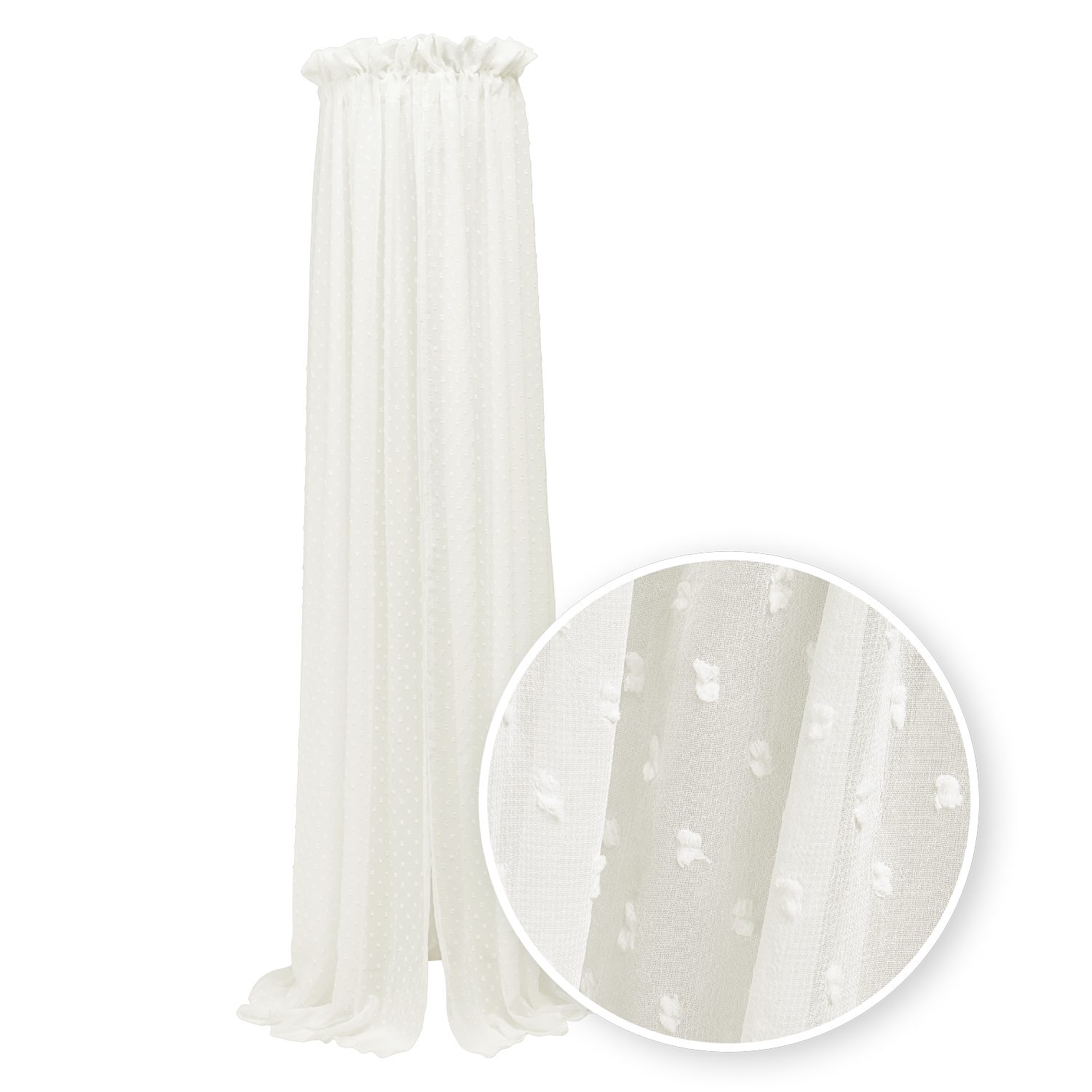 Meyco Baby Betthimmel Offwhite (1-tlg), Sluier (30x155cm) günstig online kaufen