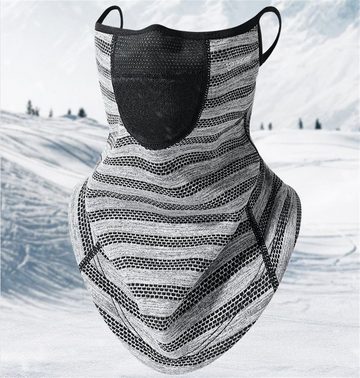 Dekorative Sturmhaube Radfahren Maske, Ski Maske Winter Winddicht Maske (1-St) Herren/Damen Winddicht Maske für Skifahren Laufen Radfahren