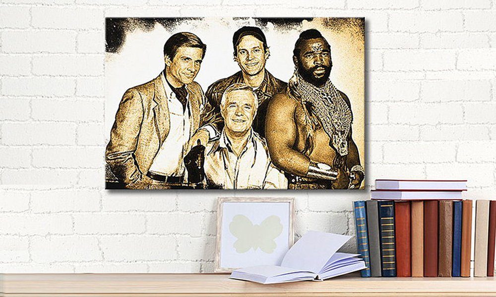 WandbilderXXL Leinwandbild Das A Team, (1 günstig online kaufen