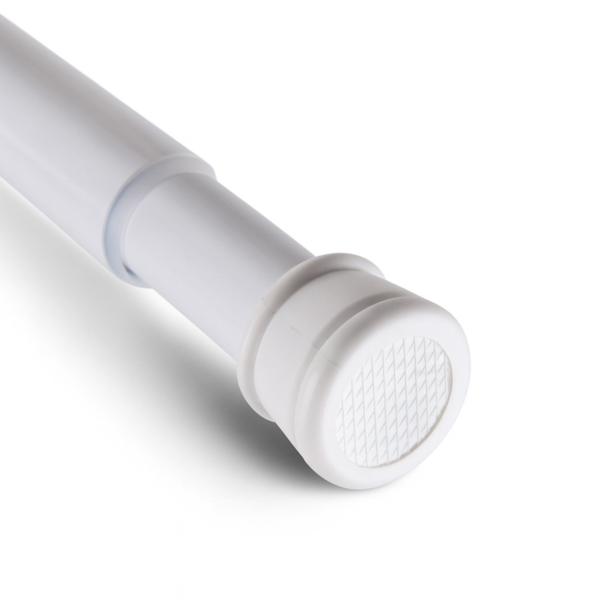 Bestlivings Spannstange ohne Bohren, Ø 25 mm, 1-läufig, ausdrehbar, klemmen, geklemmt, Metall, Ø22/25mm, Material Stange: Metall, Endstück: Kunststoff (Antirutsch)