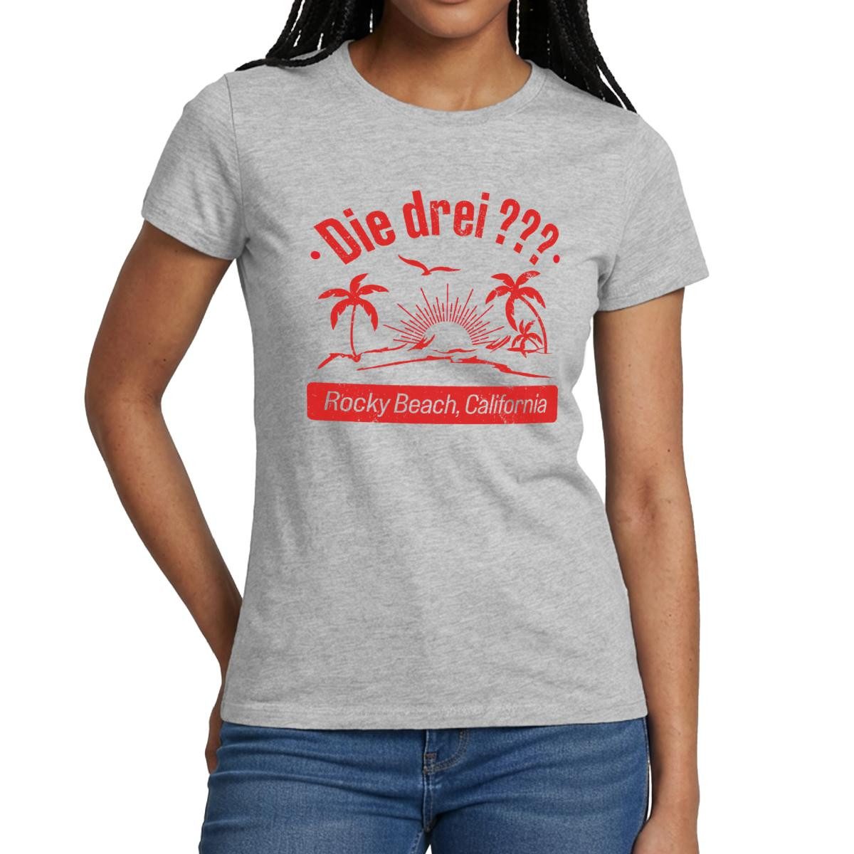 T-Shirt Die Drei Fragezeichen Rocky Beach California Frauen T-Shirt