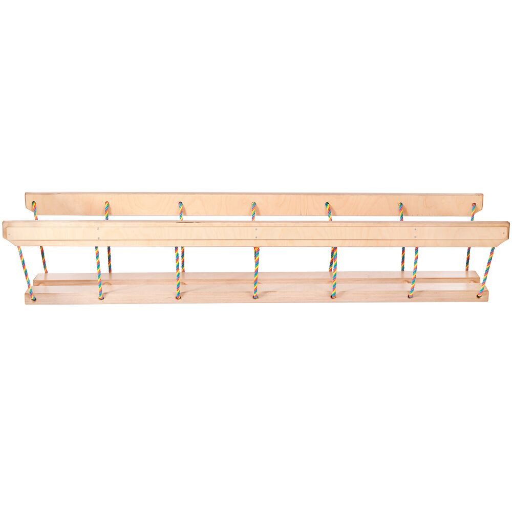 Cube Sports Klettergerüst U3 Einzelelement Wackelbrücke, Ideal zum Baby- und Kinderturnen