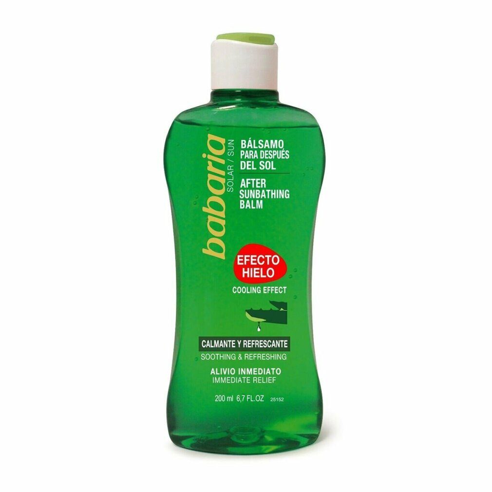 babaria Sonnenschutzpflege SOLAR ALOE VERA AFTER SUN gel efecto hielo