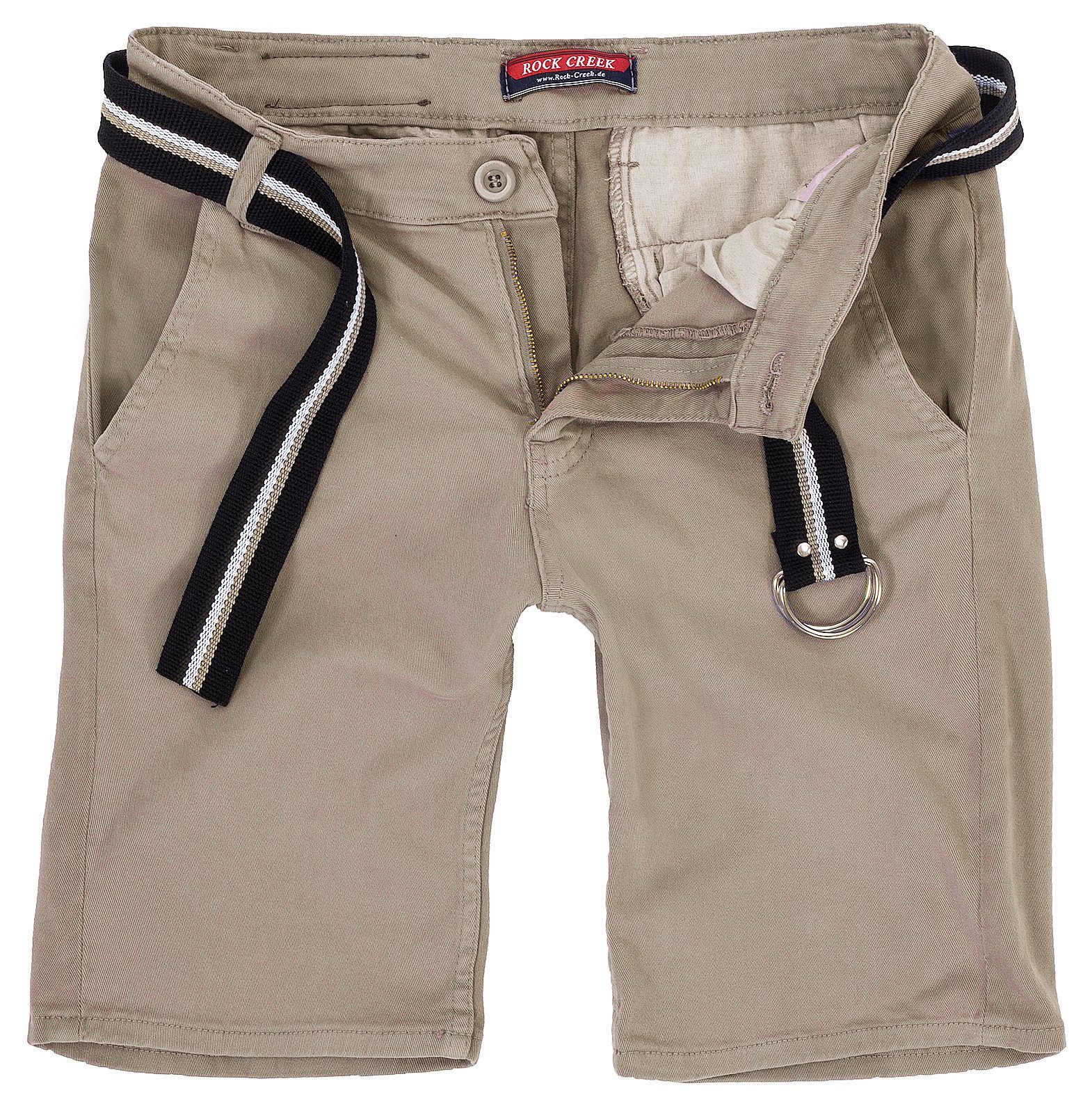 Rock Creek Chinoshorts Herren Chino Shorts günstig online kaufen