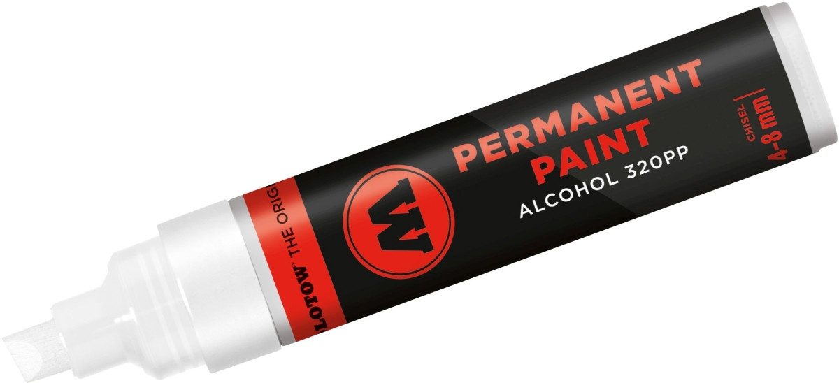 MOLOTOW Permanentmarker Marker 320PP nachfüllbar 4-8mm signalweiss