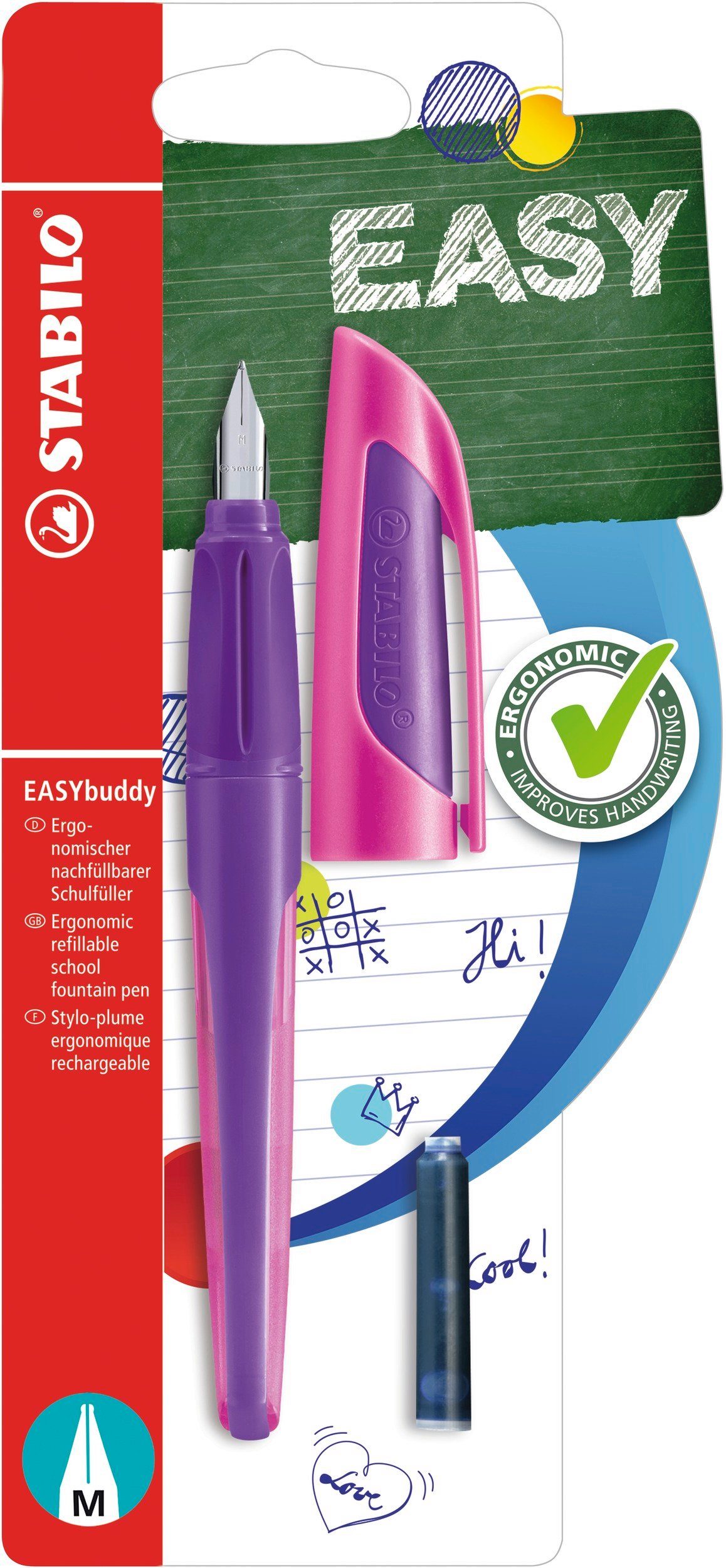 Füller Füller Stabilo Easy Buddy M