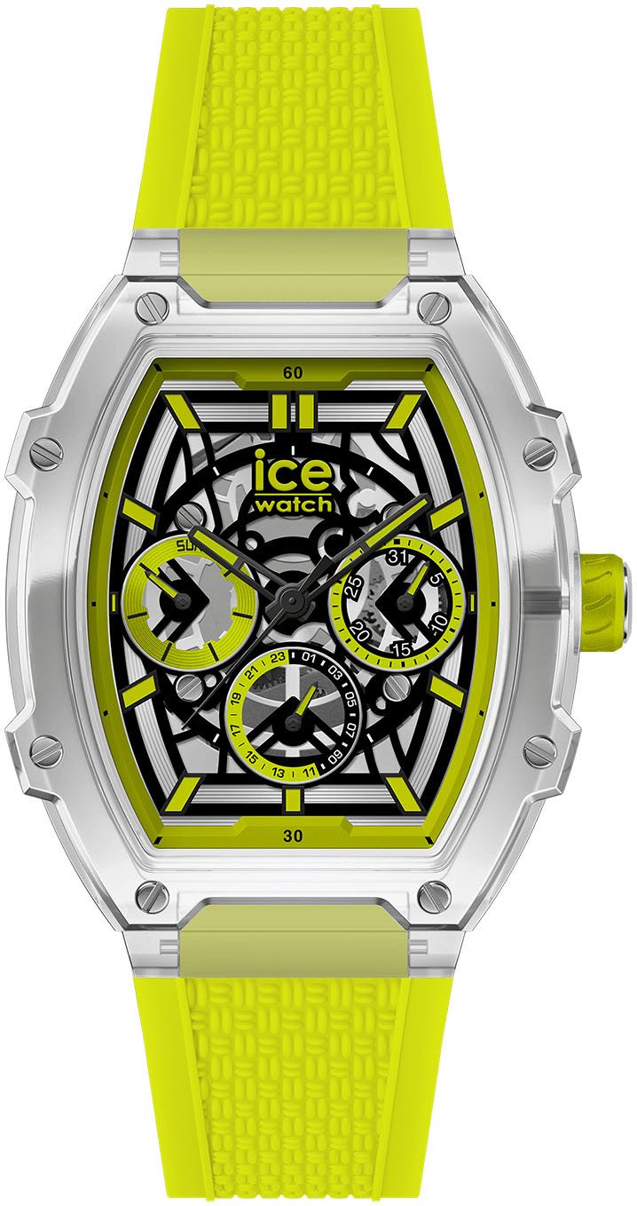 ice-watch Multifunktionsuhr ICE boliday - Plastic - Medium MT 024286, Quarzuhr, Armbanduhr,Herrenuhr,Silikonarmband,Datum,12/24-Std.-Anzeige