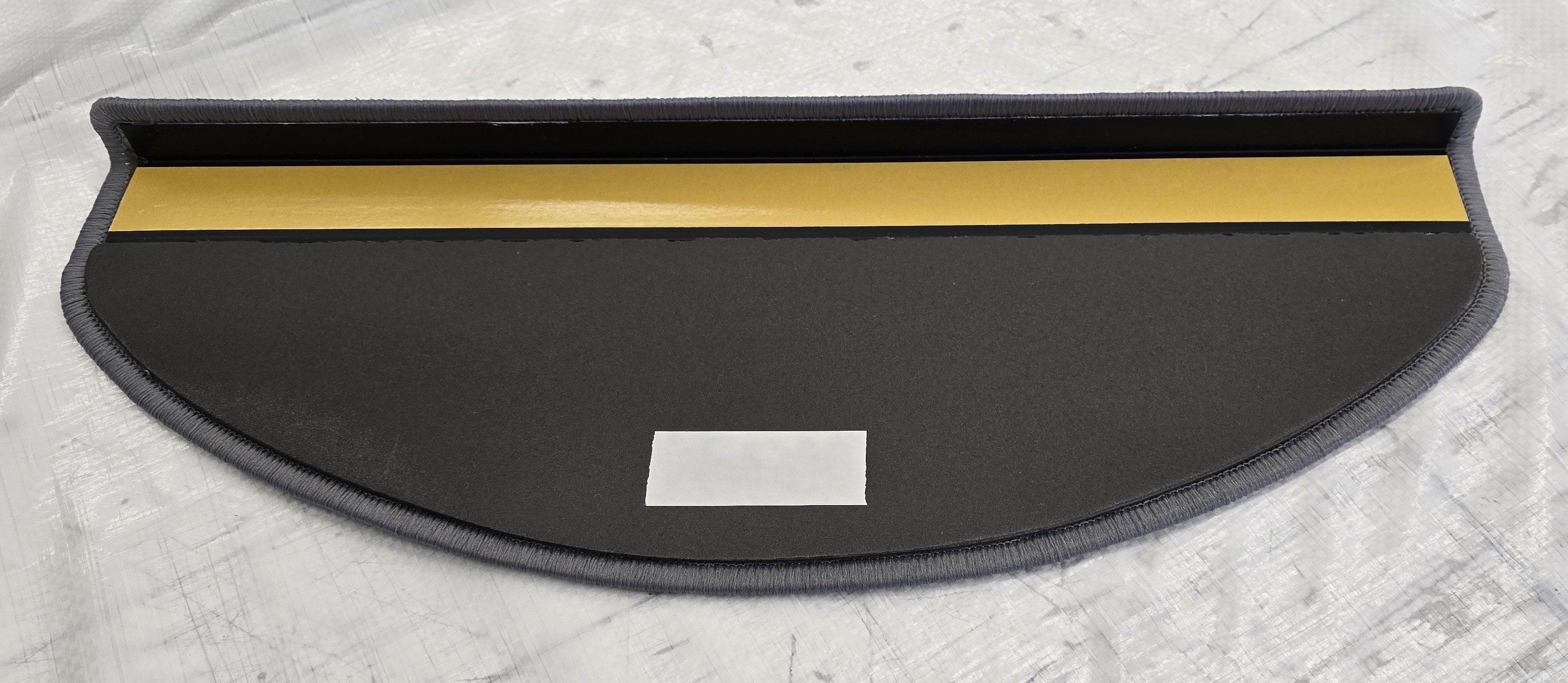 Kettelservice TUS® Paridis Wuppertal Stufenmatte Vorwerk Elara hochwertiger Frisé-Velours mit Trittschalldämmung, 15-er Pack, selbstklebend treppengeeignet für Wohn- und Objektbereich