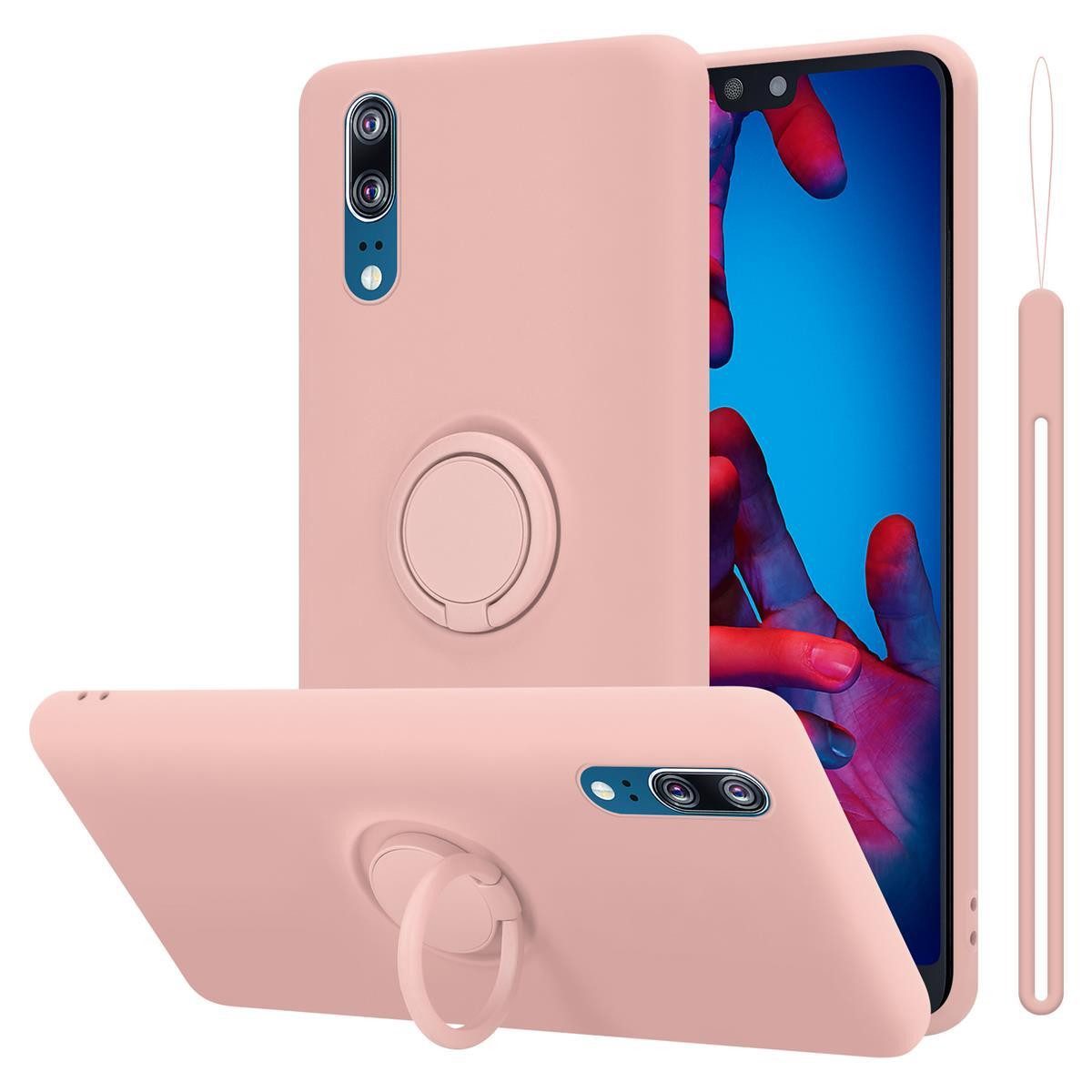 Cadorabo Handyhülle für Huawei P20 Hülle Huawei P20, Robustes Hard Case - Handy Schutzhülle - Hülle - Back Cover Bumper