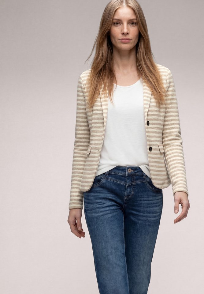 STREET ONE Sweatblazer mit Reverskragen
